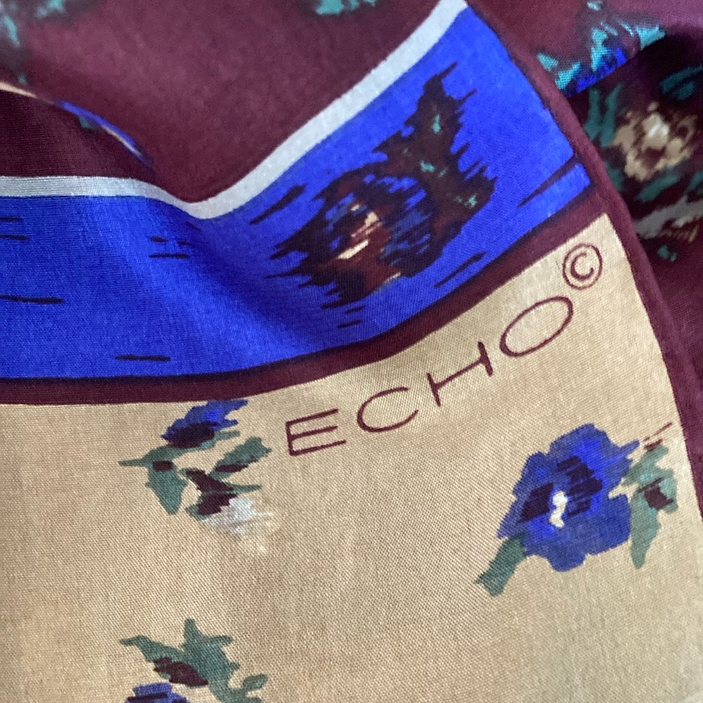Echo Rectangular Floral Scarf - image 3